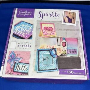 NEW Crafter’s Companion Sparkle Pen Kit Card making Kit #2 Birthday Gift Wedding